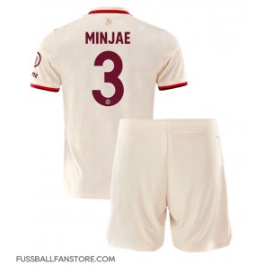 Bayern Munich Kim Min-jae #3 Replik 3rd trikot Kinder 2024-25 Kurzarm (+ Kurze Hosen)